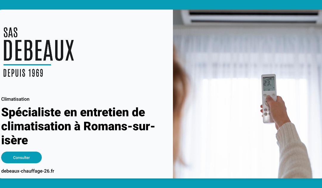 Spécialiste en entretien de climatisation à Romans-sur-isère