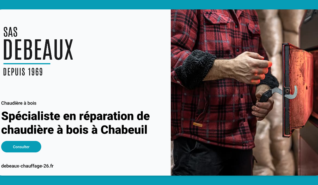 Spécialiste en réparation de chaudière à bois à Chabeuil